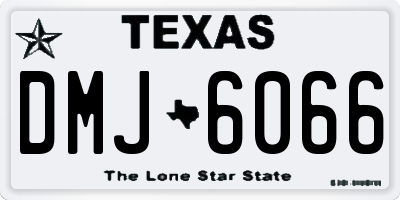 TX license plate DMJ6066