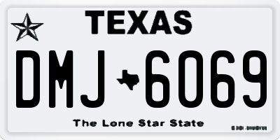 TX license plate DMJ6069