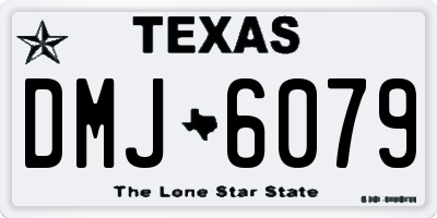 TX license plate DMJ6079