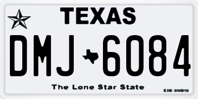 TX license plate DMJ6084