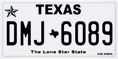 TX license plate DMJ6089