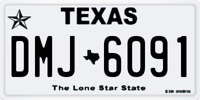 TX license plate DMJ6091