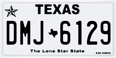 TX license plate DMJ6129