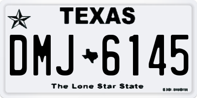 TX license plate DMJ6145