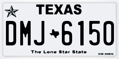 TX license plate DMJ6150