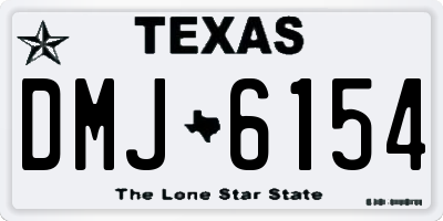 TX license plate DMJ6154