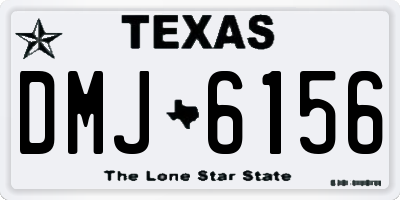 TX license plate DMJ6156