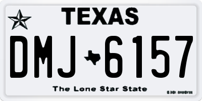 TX license plate DMJ6157