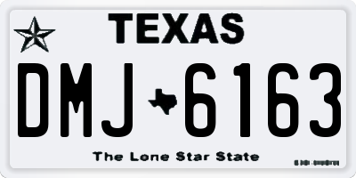 TX license plate DMJ6163