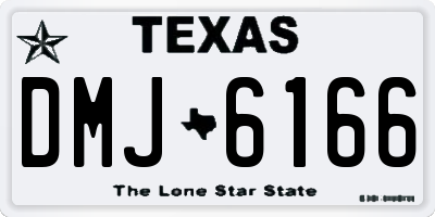 TX license plate DMJ6166