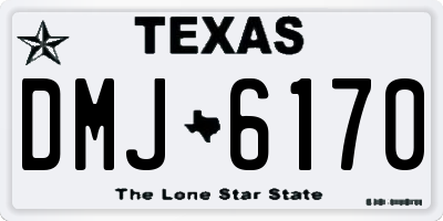 TX license plate DMJ6170