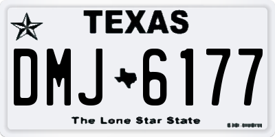 TX license plate DMJ6177