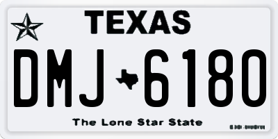 TX license plate DMJ6180