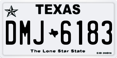 TX license plate DMJ6183
