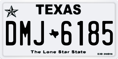 TX license plate DMJ6185