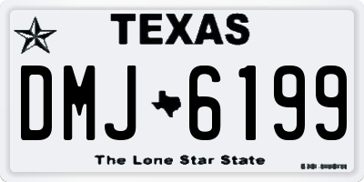 TX license plate DMJ6199