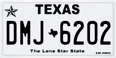 TX license plate DMJ6202