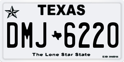 TX license plate DMJ6220