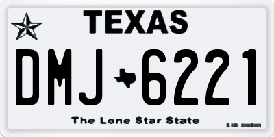 TX license plate DMJ6221