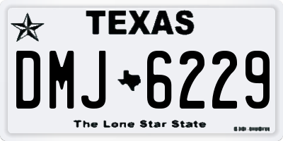 TX license plate DMJ6229