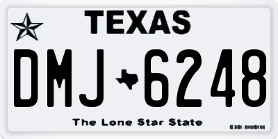 TX license plate DMJ6248