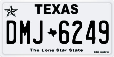 TX license plate DMJ6249