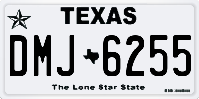 TX license plate DMJ6255