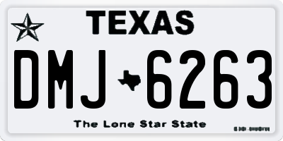 TX license plate DMJ6263