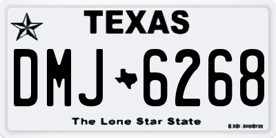 TX license plate DMJ6268