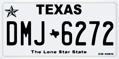 TX license plate DMJ6272