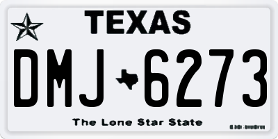 TX license plate DMJ6273