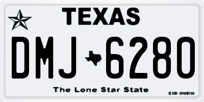 TX license plate DMJ6280