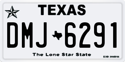 TX license plate DMJ6291