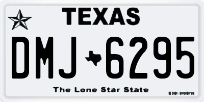 TX license plate DMJ6295