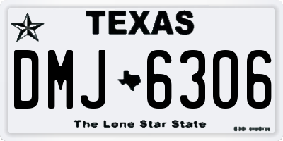 TX license plate DMJ6306