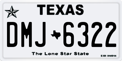 TX license plate DMJ6322