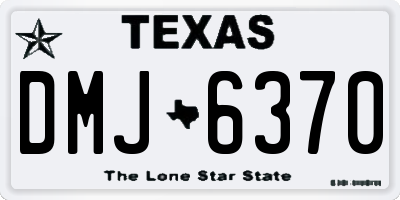 TX license plate DMJ6370
