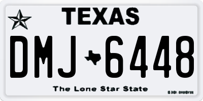 TX license plate DMJ6448