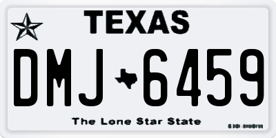 TX license plate DMJ6459
