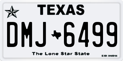 TX license plate DMJ6499