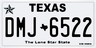 TX license plate DMJ6522