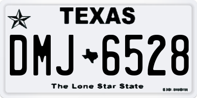 TX license plate DMJ6528