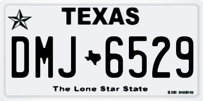 TX license plate DMJ6529