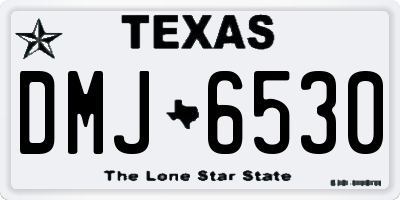 TX license plate DMJ6530