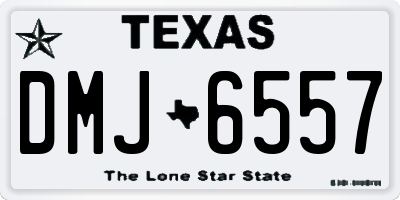 TX license plate DMJ6557