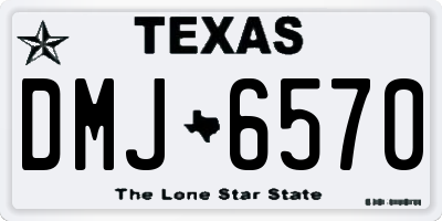 TX license plate DMJ6570