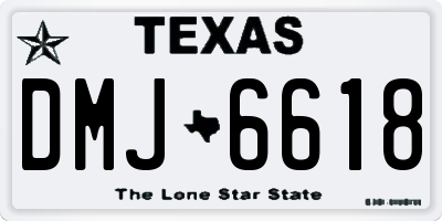 TX license plate DMJ6618