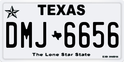 TX license plate DMJ6656