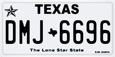 TX license plate DMJ6696