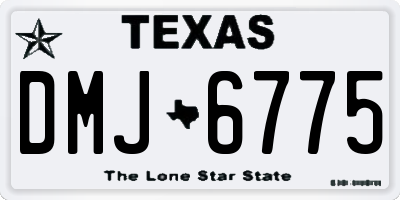 TX license plate DMJ6775